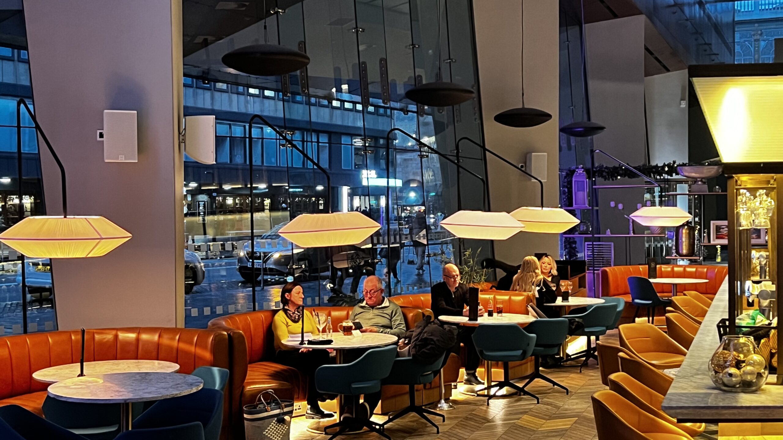 Radisson Blu Glasgow AV Upgrade - Martin Audio loudspeakers in hotel bar